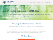 Tablet Screenshot of advantapartners.com